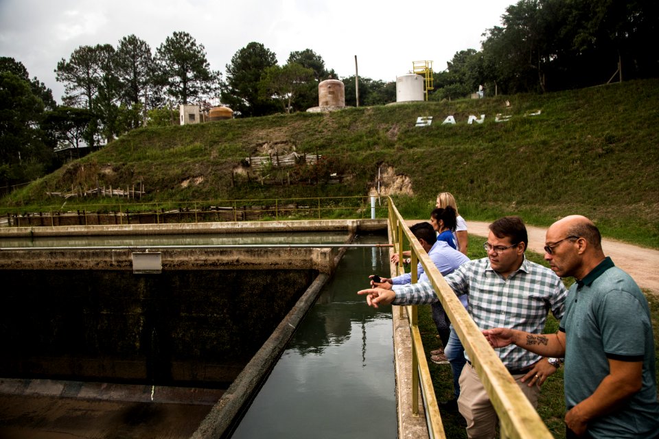 31.03.2020 - Prefeita Paula Mascarenhas realiza visita na Barragem Santa Bárbara - Foto: Gustavo Vara