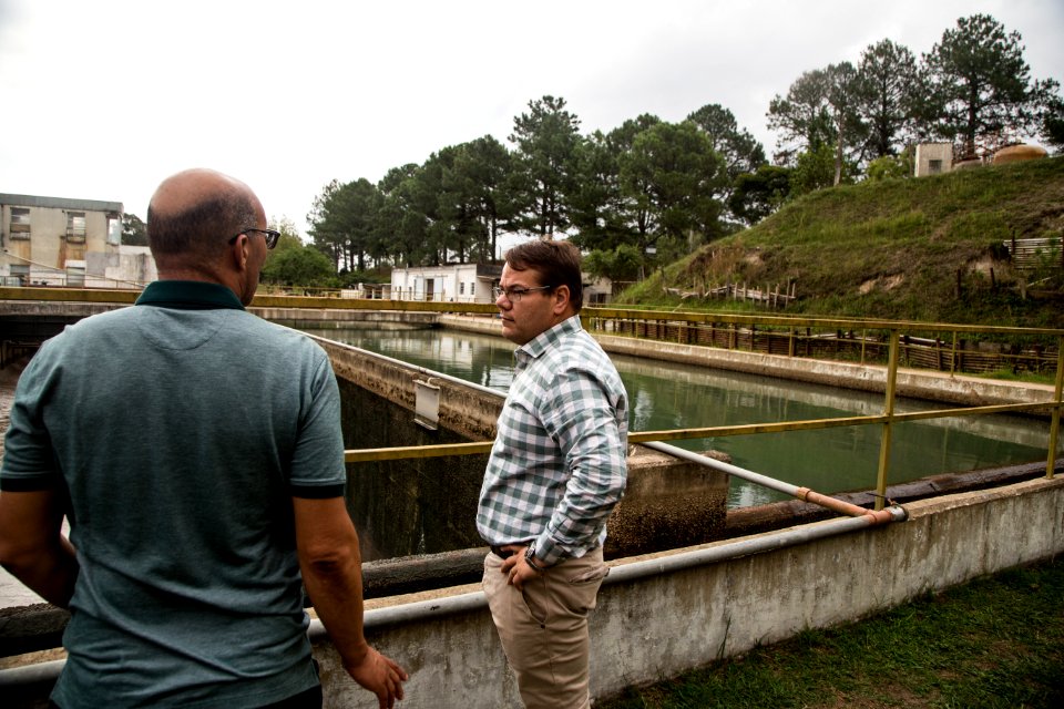 31.03.2020 - Prefeita Paula Mascarenhas realiza visita na Barragem Santa Bárbara - Foto: Gustavo Vara