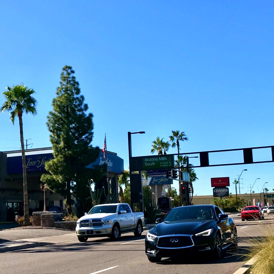 Tempe is a city just east of Phoenix, in Arizona