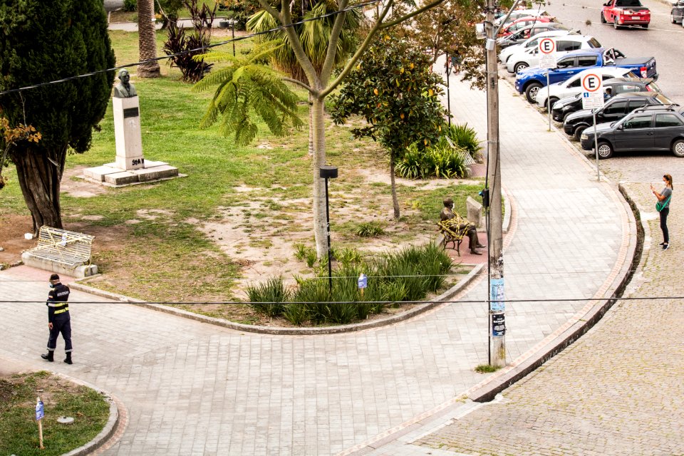 22.04.2020 - Movimentação das forças de segurança na cidade - Foto Michel Corvello