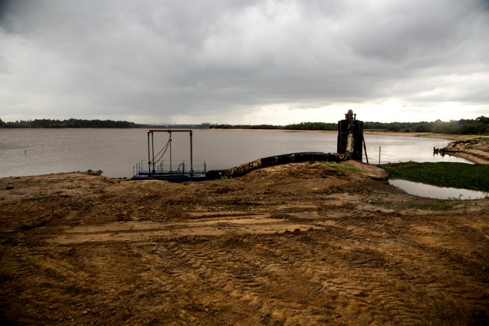31.03.2020 - Prefeita Paula Mascarenhas realiza visita na Barragem Santa Bárbara - Foto: Gustavo Vara