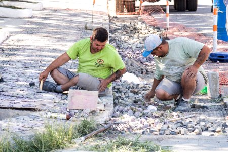 28.02.2020 - Andamento das obras da Saldanha Marinho e Largo de Portugal - Foto Michel Corvello