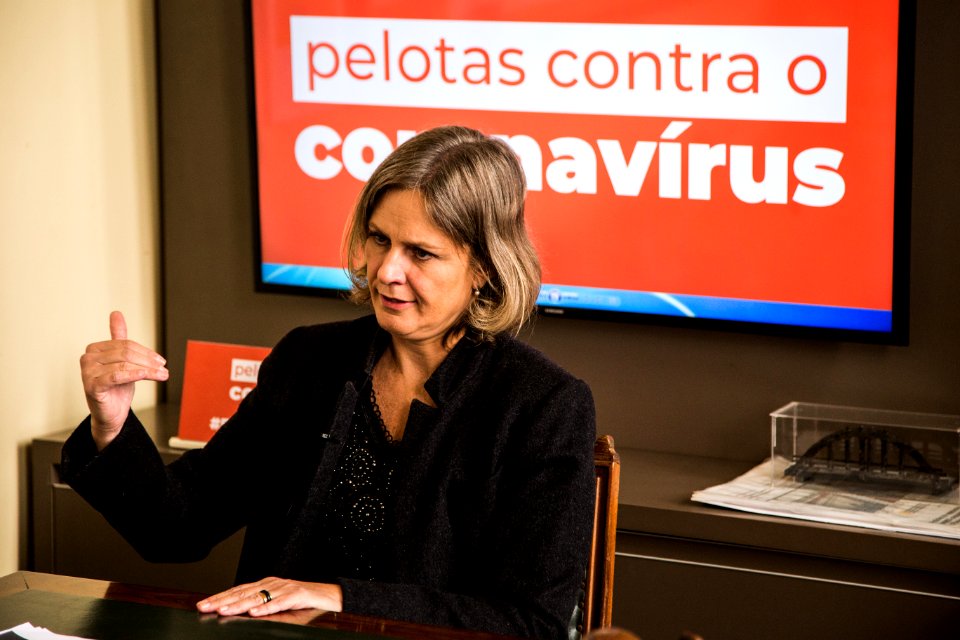 16.04.2020 - Prefeita Paula Mascarenhas realiza coletiva de imprensa - Foto: Gustavo Vara