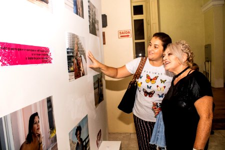 09.03.2020 - Abertura da Exposição “Basta, pelo apoio ao empoderamento feminino”, de Michele Brum - Foto Michel Corvello