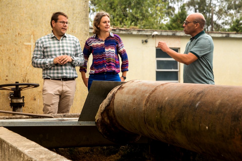 31.03.2020 - Prefeita Paula Mascarenhas realiza visita na Barragem Santa Bárbara - Foto: Gustavo Vara