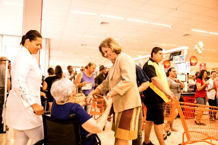 05.03.2020 - Prefeita Paula Mascarenhas prestigia a  inauguração da nova unidade do Supermercado Nicolini - Foto Michel Corvello