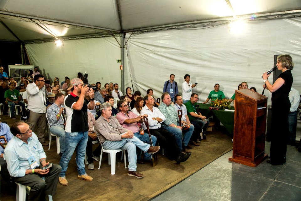 13.02.2020 - Prefeita Paula Mascarenhas participa da abertura da Colheita do Arroz - Foto: Gustavo Vara