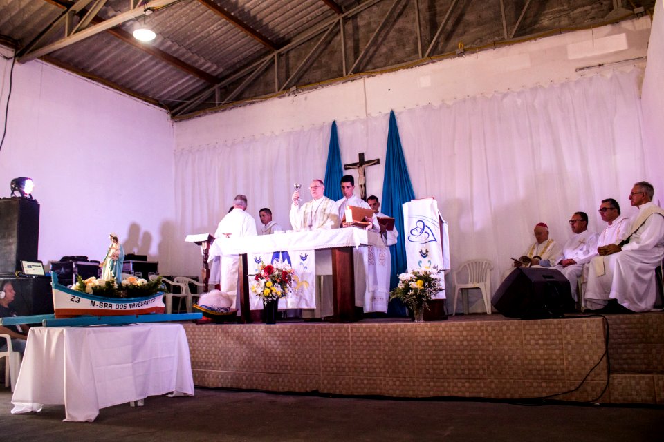 02.02.2020 - Prefeita Paula Mascarenhas participa de missa solene pela 89ª Festa de Nossa Sra dos Navegantes - Foto Michel Corvello