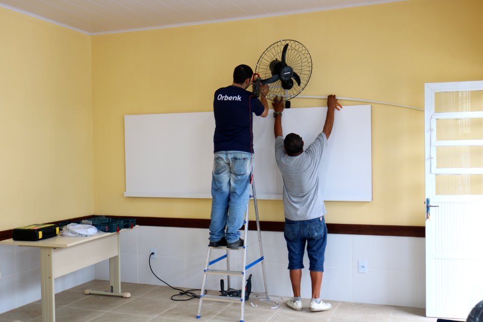 05.02.2020 -Reunião na Smed para tratar da manutenção das escolas para volta às aulas - Foto Janine Tomberg