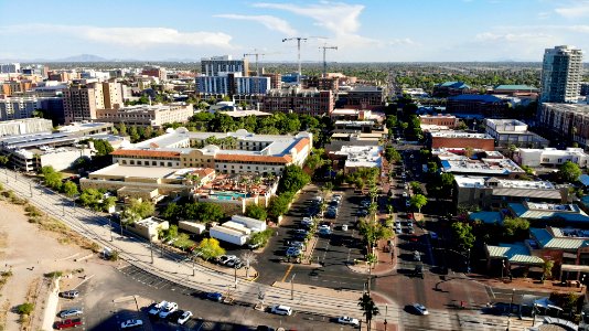 Tempe is a city just east of Phoenix, in Arizona