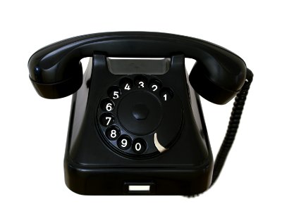 Wählscheibentelefon – rotary dial phone photo
