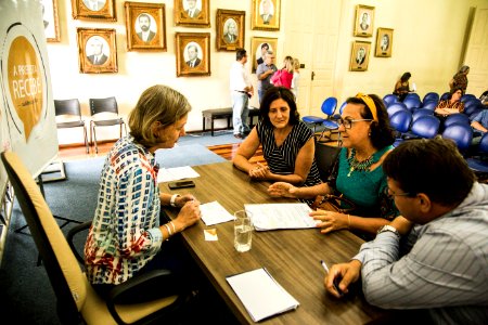 11.02.2020 - Prefeita Paula Mascarenhas em mais uma edição do Prefeita Recebe  - Foto: Gustavo Vara