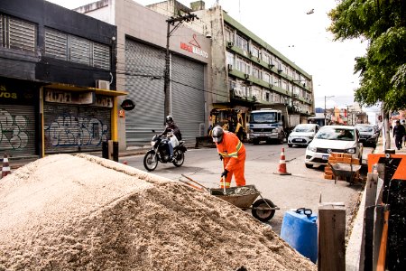 14.04.2020 - Início das obras da Marechal Floriano - Foto Michel Corvello