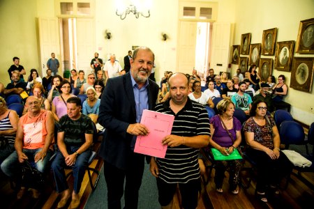 19.02.2020 - Entrega de escrituras aos moradores das Cohabs, evento realizado pelo governo do Estado - Foto: Gustavo Vara