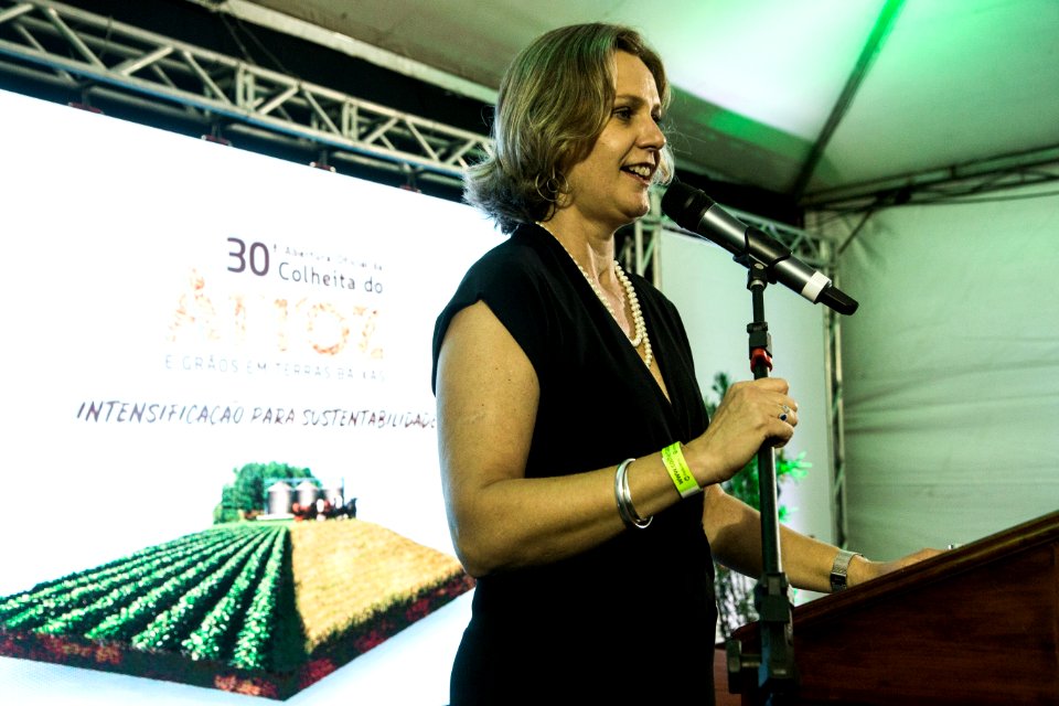 13.02.2020 - Prefeita Paula Mascarenhas participa da abertura da Colheita do Arroz - Foto: Gustavo Vara