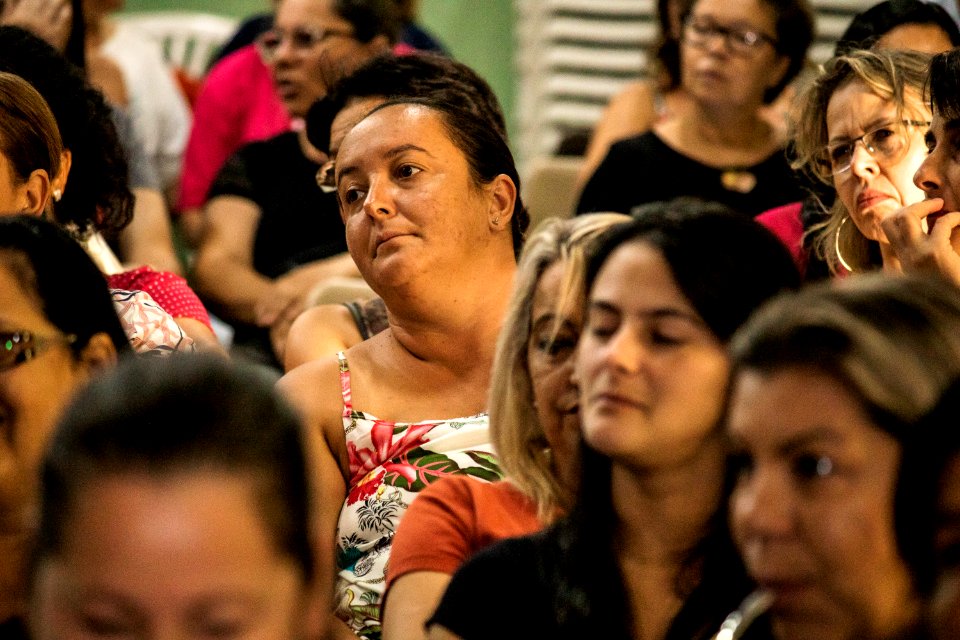 04.03.2020 - Prefeita Paula Mascarenhas prestigia a reunião de Gestão sobre o programa Saúde Ativa com servidores das Unidades de saúde das regiões Três Vendas I  II e Fragata - Michel Corvello