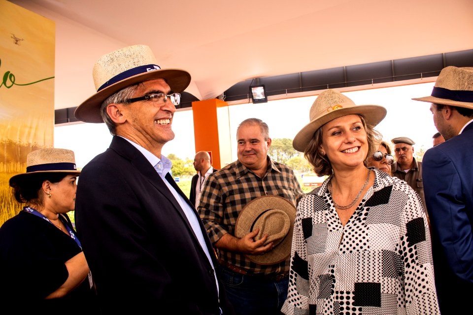14.01.2020 - Prefeita Paula Mascarenhas e o governador Eduardo Leite prestigiam a abertura da 30ª Colheita do Arroz - Foto Michel Corvello