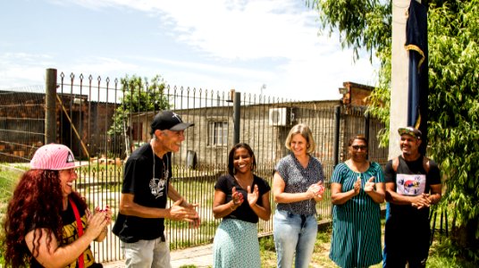 27.12.2019 - Prefeita Paula Mascarenhas realiza a inauguração da placa que dá nome à rua Preta G - Foto: Gustavo Vara