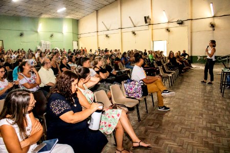 04.03.2020 - Prefeita Paula Mascarenhas prestigia a reunião de Gestão sobre o programa Saúde Ativa com servidores das Unidades de saúde das regiões Três Vendas I  II e Fragata - Michel Corvello
