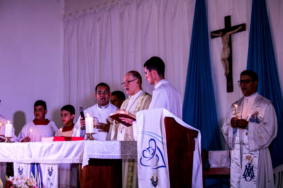 02.02.2020 - Prefeita Paula Mascarenhas participa de missa solene pela 89ª Festa de Nossa Sra dos Navegantes - Foto Michel Corvello