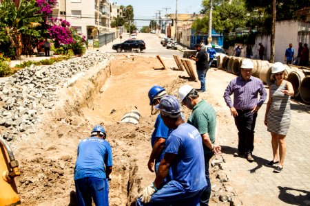 19.12.2019 - Prefeita Paula Mascarenhas visita às obras do Sanep  na Praça do Colono, rua Barão de Azevedo Machado (entre Gonçalves Chaves e JK), avenida Ildefonso em frente a Mario Peiruque  - Foto: Gustavo Vara