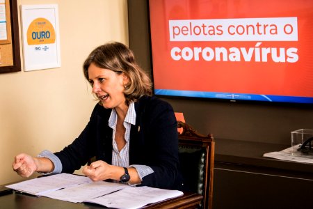 22.04.2020 - Prefeita Paula Mascarenhas realiza coletiva de imprensa sobre o novo decreto municipal diante do coronavírus - Foto Michel Corvello
