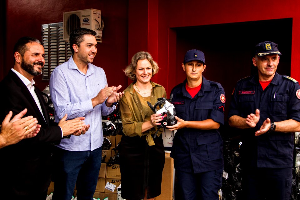 07.02.2020 - Prefeita Paula Mascarenhas participa da formatura e entrega de novos equipamentos ao Corpo de Bombeiros Militar - Foto: Gustavo Vara