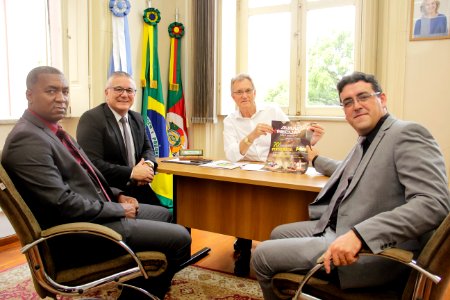 10.03.2020 Vice prefeito Idemar Barz e liderança do 20° Congresso Pentecostal de Evangelismo e Misões