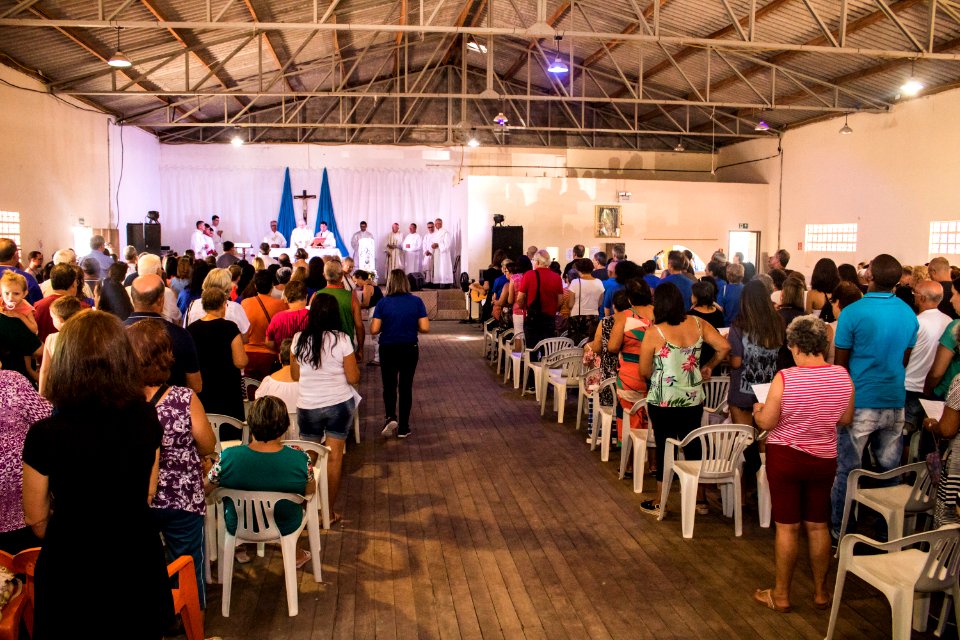 02.02.2020 - Prefeita Paula Mascarenhas participa de missa solene pela 89ª Festa de Nossa Sra dos Navegantes - Foto Michel Corvello