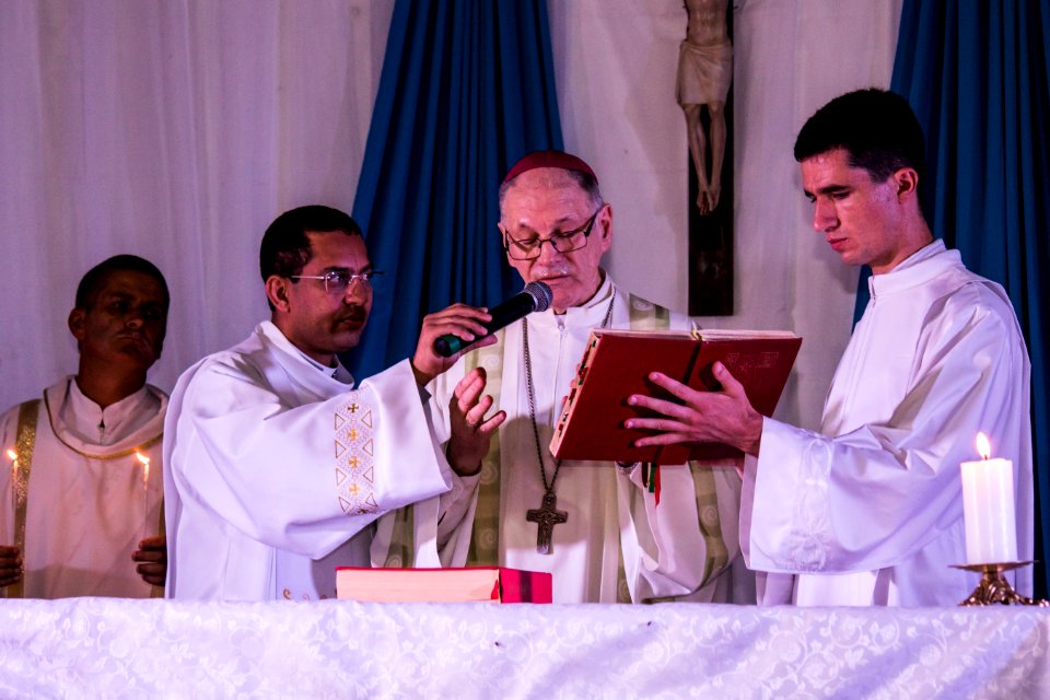 02.02.2020 - Prefeita Paula Mascarenhas participa de missa solene pela 89ª Festa de Nossa Sra dos Navegantes - Foto Michel Corvello