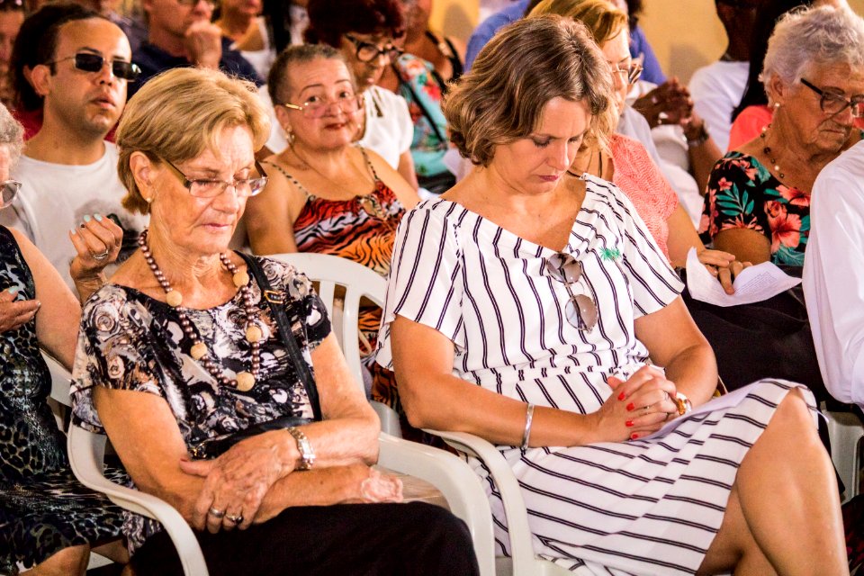 02.02.2020 - Prefeita Paula Mascarenhas participa de missa solene pela 89ª Festa de Nossa Sra dos Navegantes - Foto Michel Corvello