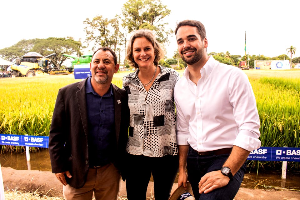 14.01.2020 - Prefeita Paula Mascarenhas e o governador Eduardo Leite prestigiam a abertura da 30ª Colheita do Arroz - Foto Michel Corvello