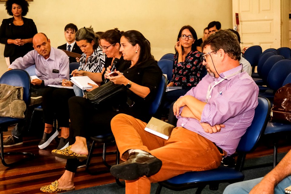 18.03.2020 - Prefeita Paula Mascarenhas realiza reunião com comitê de crise contra o coronavírus - Foto Michel Corvello