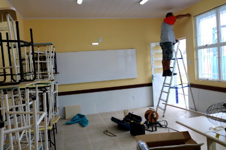 05.02.2020 -Reunião na Smed para tratar da manutenção das escolas para volta às aulas - Foto Janine Tomberg