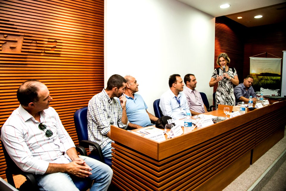 28.01.2020 - Prefeita Paula Mascarenhas participa da coletiva de imprensa da abertura da Colheita do Arroz - Foto: Gustavo Vara