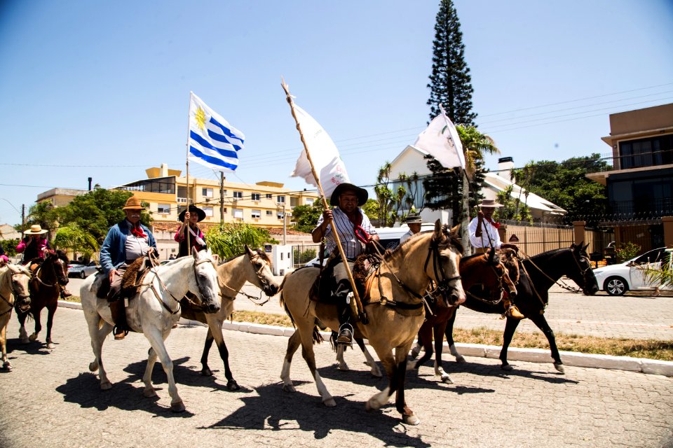 26.01.2020 - Chegada da Cavalgada Cultural da Costa Doce - Foto: Gustavo Vara