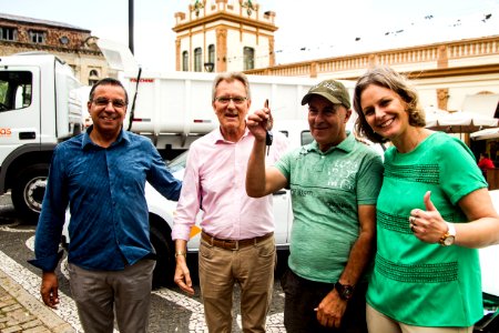 20.12.2019 - Prefeita Paula Mascarenhas e o vice idemar Barz realizam a entrega de veículos adquiridos com recursos do Finisa para as Administrações Regionais da SSUI - Foto: Gustavo Vara