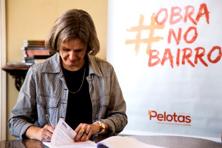 16.01.2019 - Prefeita Paula Mascarenhas assina contratos para diversas obras na cidade - Foto: Gustavo Vara