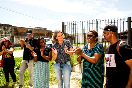 27.12.2019 - Prefeita Paula Mascarenhas realiza a inauguração da placa que dá nome à rua Preta G - Foto: Gustavo Vara
