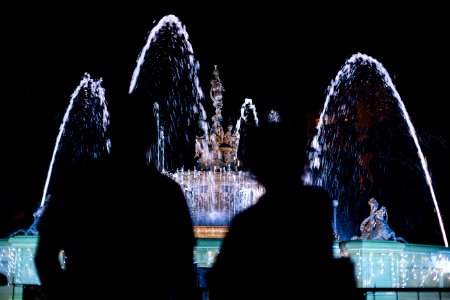 13.12.2019 - Acendimento das luzes e águas dançantes do Natal na Praça Coronel Pedro Osório - Foto: Gustavo Vara