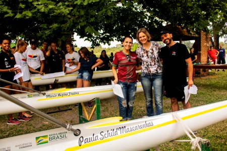 14.12.2019 - Prefeita Paula Mascarenhas prestigia o Café de Chaleira do projeto Remar para o Futuro - Foto Michel Corvello