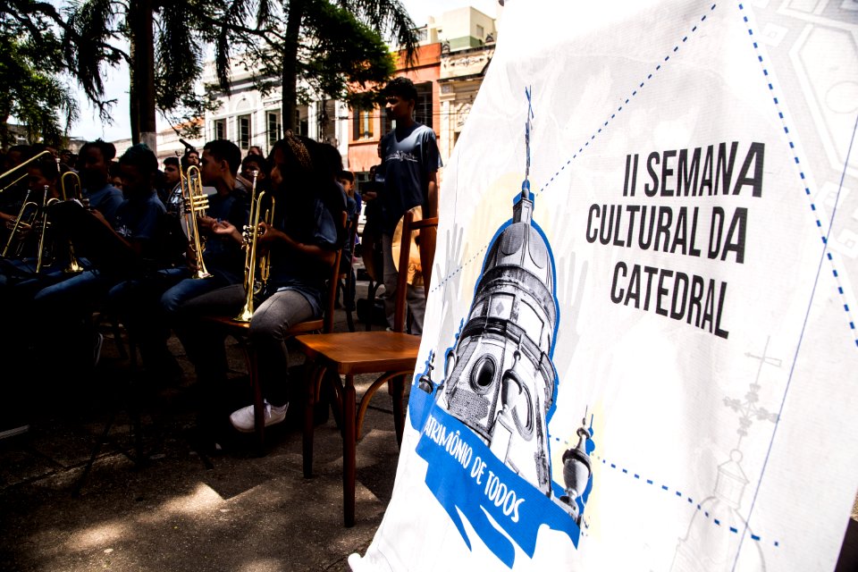 18.11.2019 - Prefeita Paula Mascarenhas participa da abertura da Semana Cultural da Catedral - Foto: Gustavo Vara