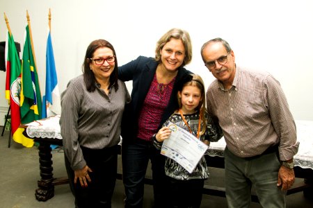 29.10.2019 - Prefeita Paula Mascarenhas realiza a entrega da premiação da olimpíada de Astronomia e Astronáutica - Foto: Gustavo Vara