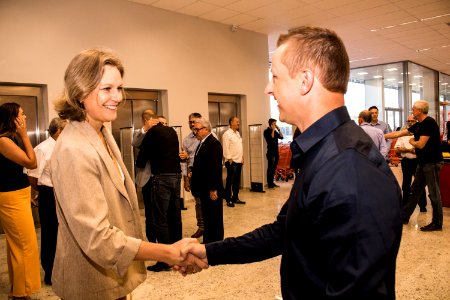 05.03.2020 - Prefeita Paula Mascarenhas prestigia a  inauguração da nova unidade do Supermercado Nicolini - Foto Michel Corvello