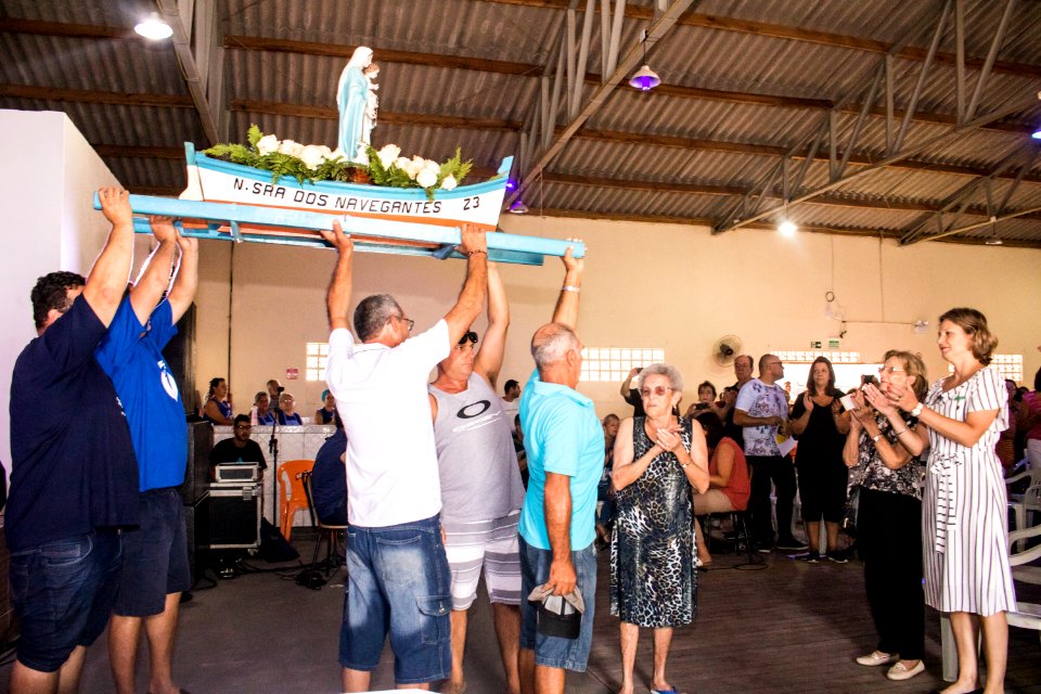 02.02.2020 - Prefeita Paula Mascarenhas participa de missa solene pela 89ª Festa de Nossa Sra dos Navegantes - Foto Michel Corvello