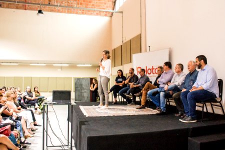 12.02.2020 -  Prefeita Paula Mascarenhas realiza acolhimento aos novos servidores da Educação - Foto Michel Corvello