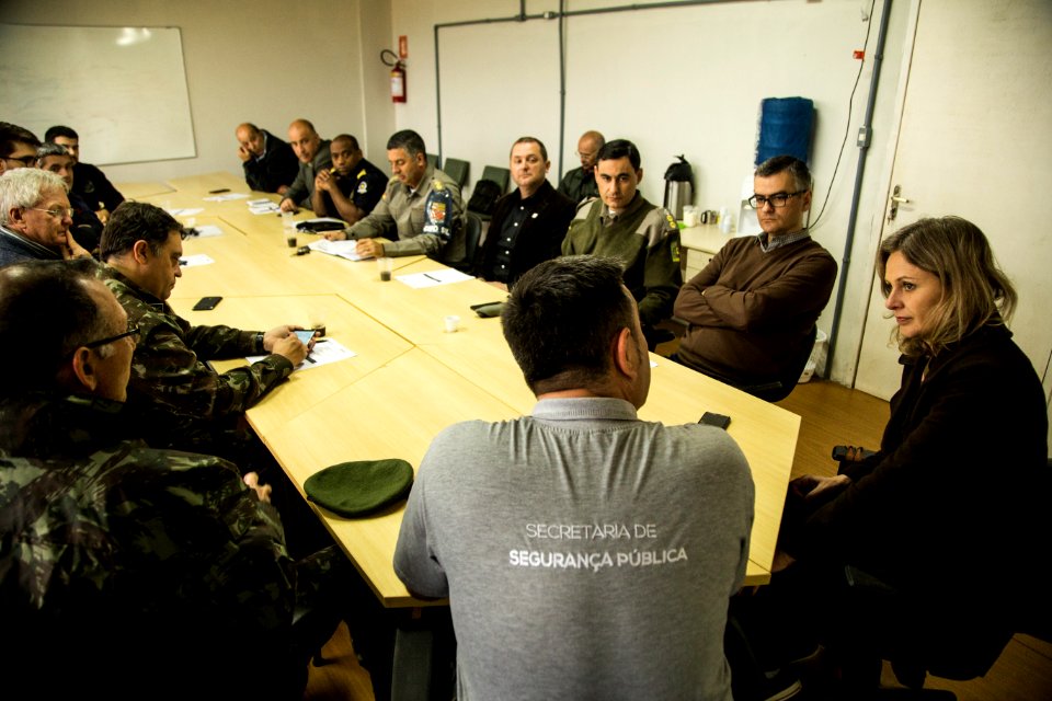 14.10.2019 - Prefeita Paula Mascarenhas durante reunião do GGI - Foto: Gustavo Vara