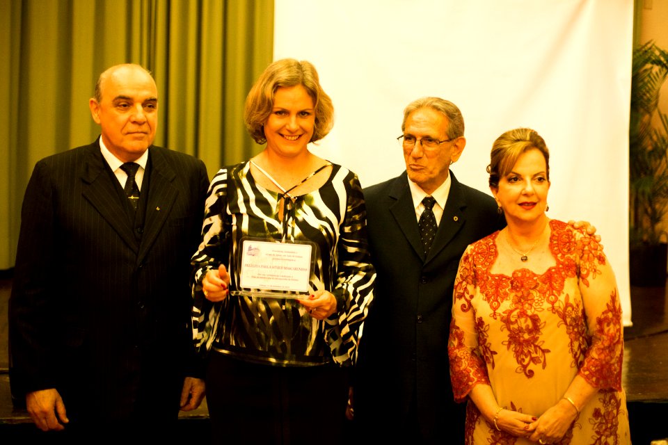 21.11.2019 - Prefeita Paula Mascarenhas é homenageada no Evento ‘A Vida da Santa Casa’  - Foto: Gustavo Vara