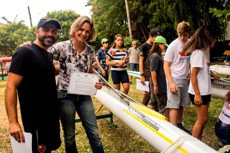 14.12.2019 - Prefeita Paula Mascarenhas prestigia o Café de Chaleira do projeto Remar para o Futuro - Foto Michel Corvello