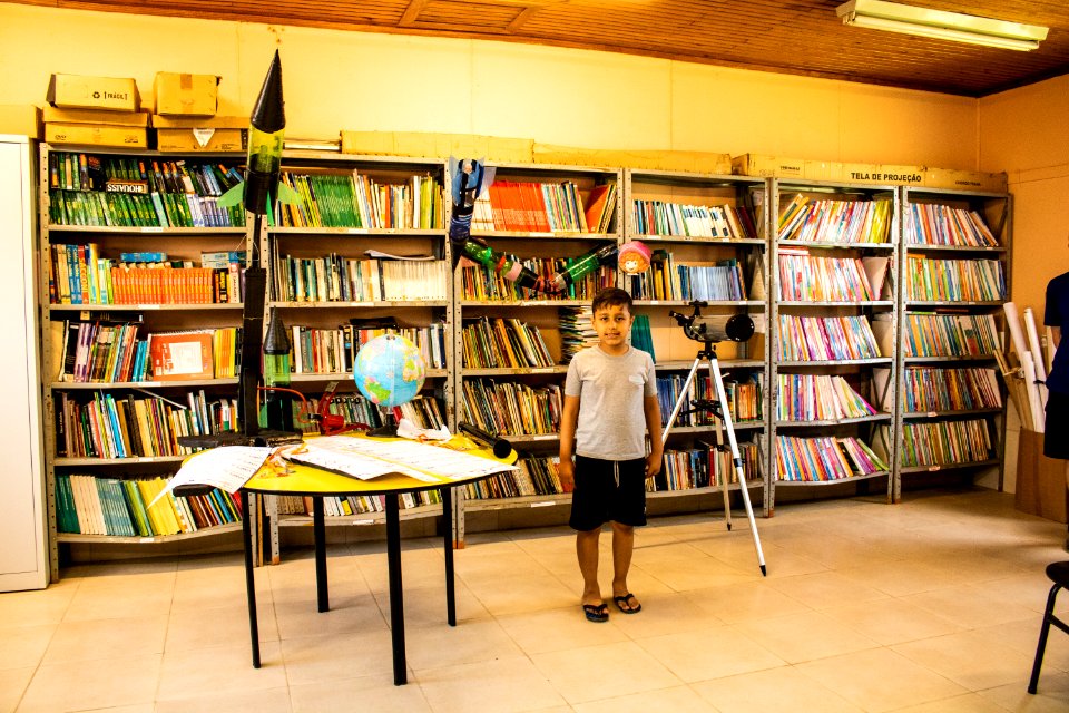 11.10.2019 - Apresentação dos alunos sobre a Olimpíada de Astronomia e Mostra Brasileira de Foguetes - Foto Michel Corvello